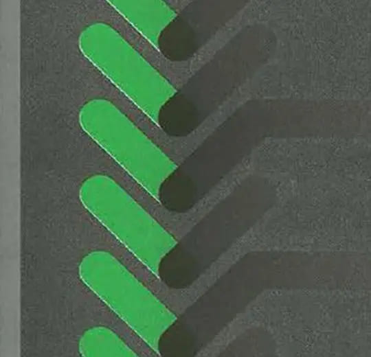 001381F Compostion Green Lines